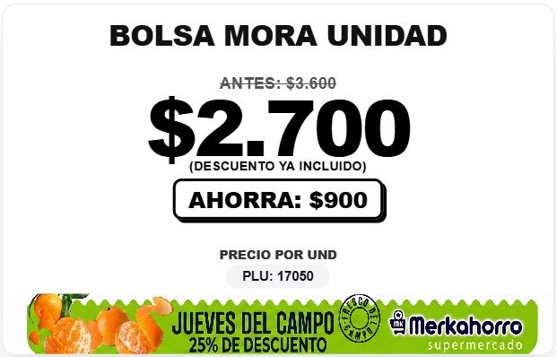 Precio Oferta